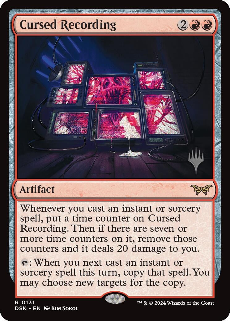 Image for Cursed Recording (0131) (131) [Duskmourn: House of Horror] - Magic: The Gathering