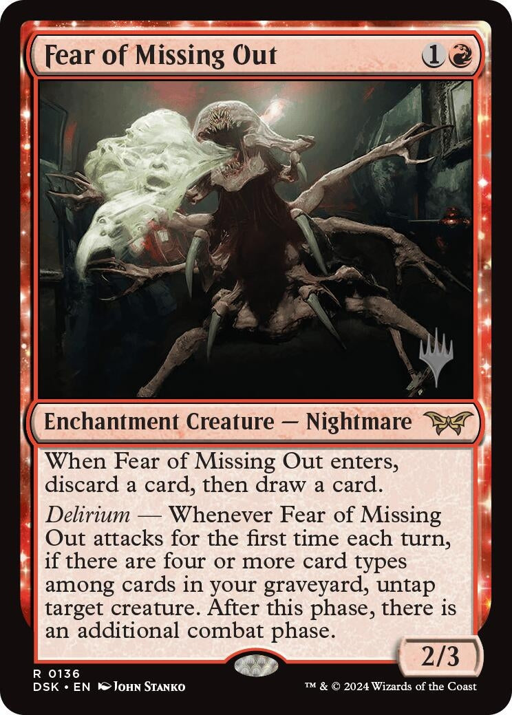 Image for Fear of Missing Out (136) [Duskmourn: House of Horror] - Magic: The Gathering