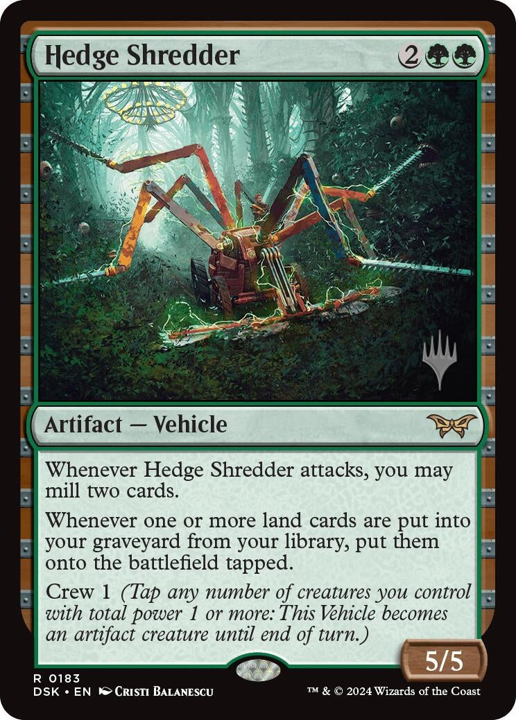 Image for Hedge Shredder (183) [Duskmourn: House of Horror] - Magic: The Gathering