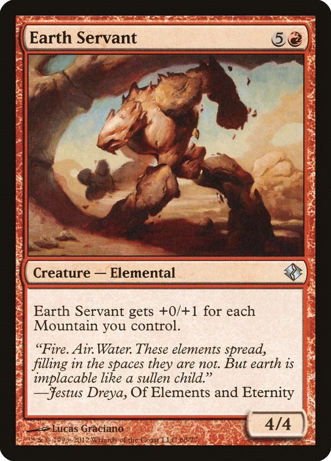 Image for Earth Servant (60) [Venser vs. Koth] - Magic: The Gathering
