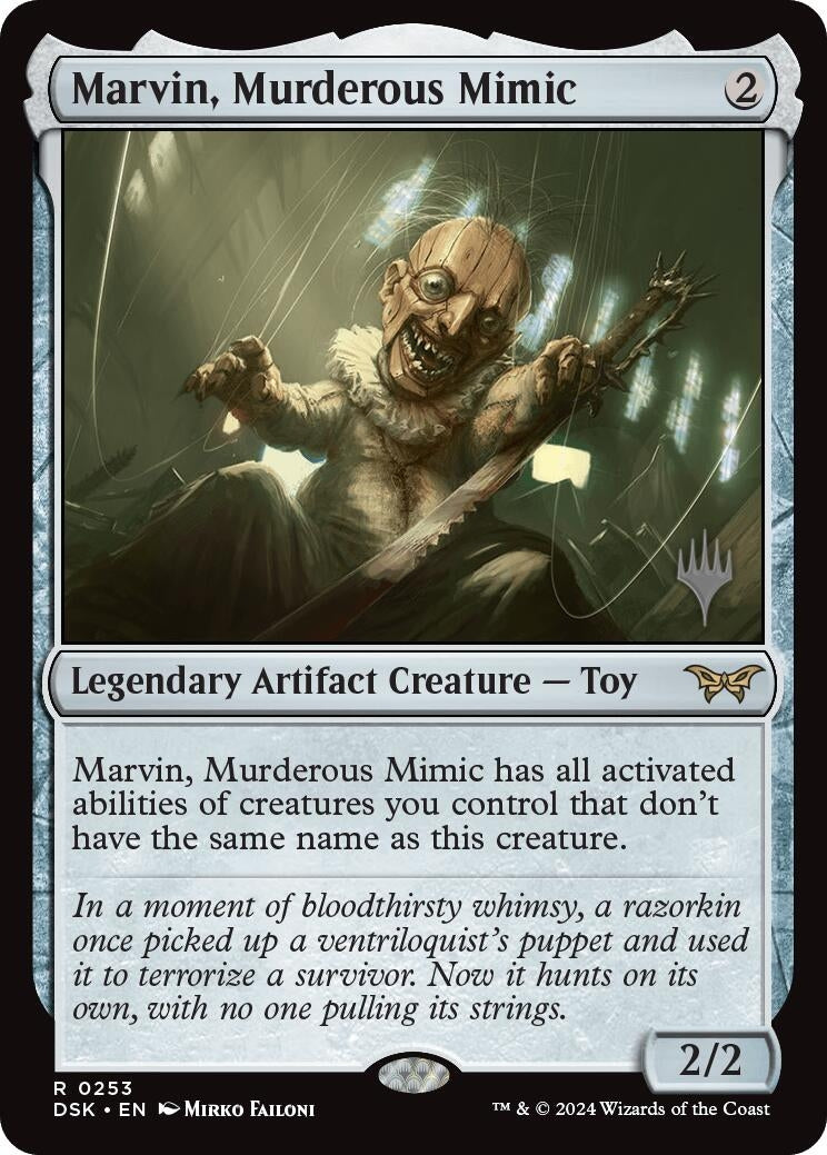 Image for Marvin, Murderous Mimic (253) [Duskmourn: House of Horror] - Magic: The Gathering