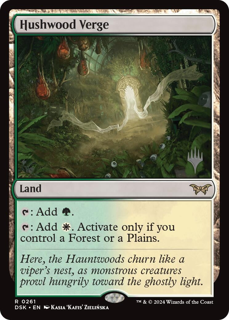 Image for Hushwood Verge (261) [Duskmourn: House of Horror] - Magic: The Gathering