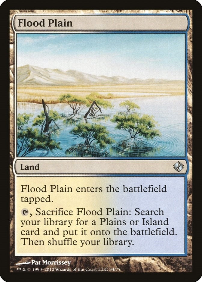 Image for Flood Plain (34) [Venser vs. Koth] - Magic: The Gathering