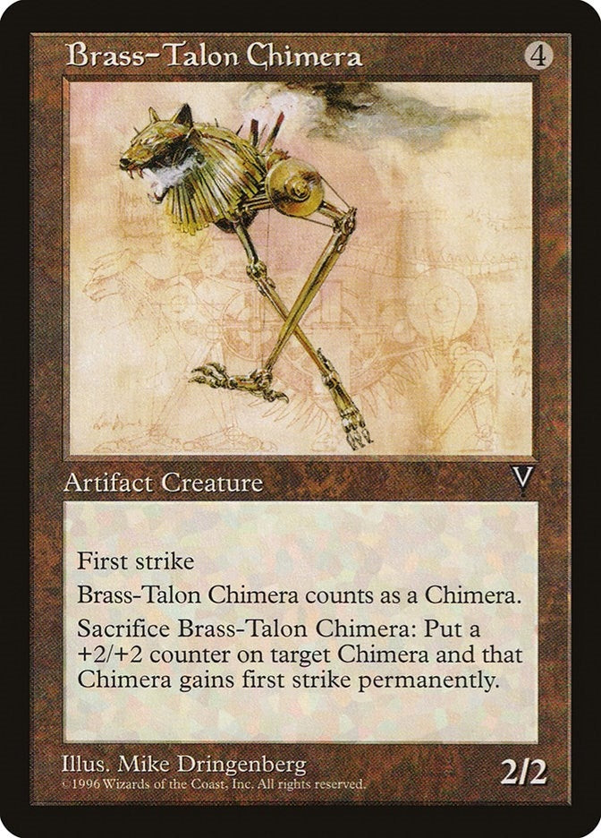Image for Brass-Talon Chimera (142) [Visions] - Magic: The Gathering