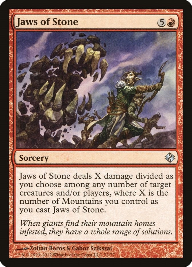 Image for Jaws of Stone (72) [Venser vs. Koth] - Magic: The Gathering