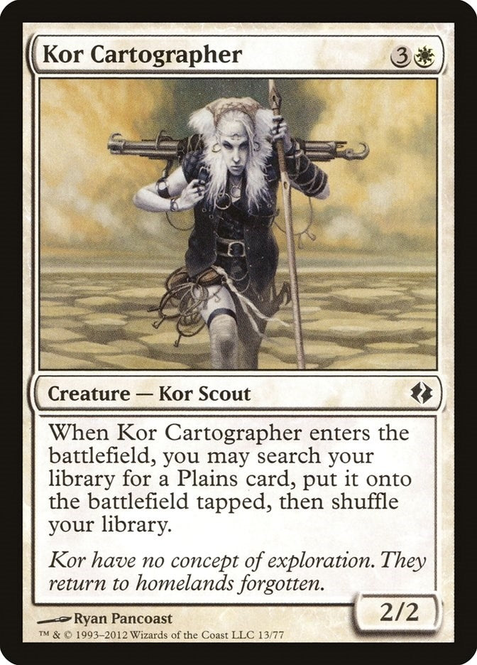 Image for Kor Cartographer (13) [Venser vs. Koth] - Magic: The Gathering