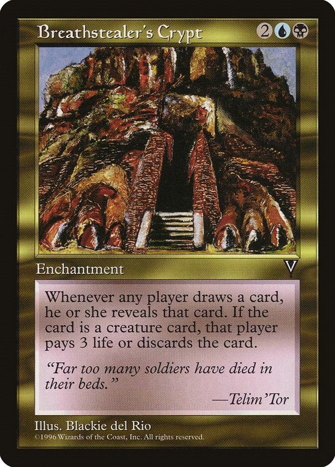 Image for Breathstealer's Crypt [Visions] - Magic: The Gathering