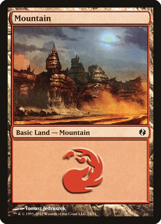 Image for Mountain (74) (74) [Venser vs. Koth] - Magic: The Gathering