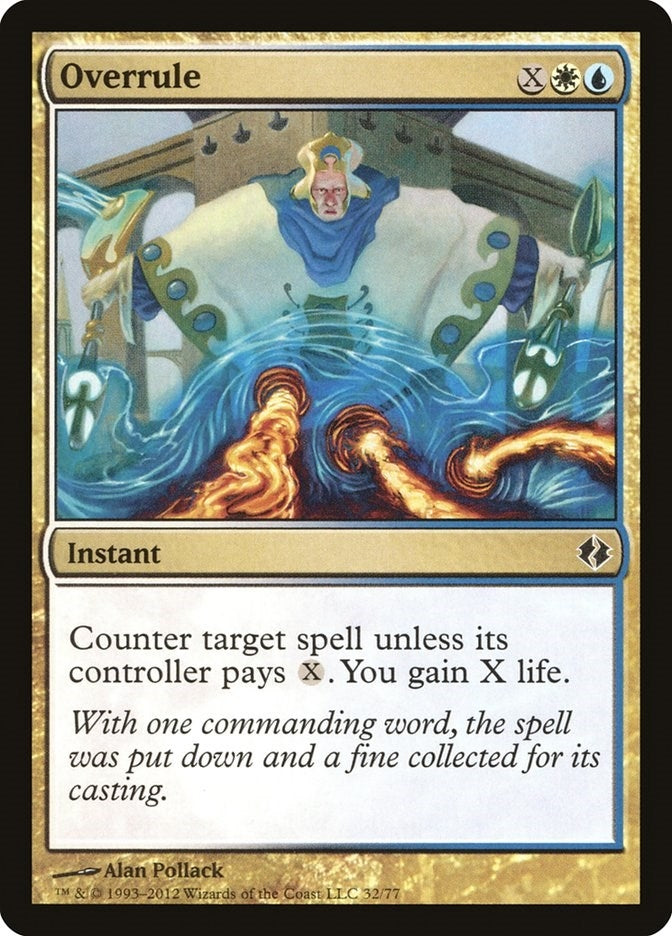 Image for Overrule (32) [Venser vs. Koth] - Magic: The Gathering