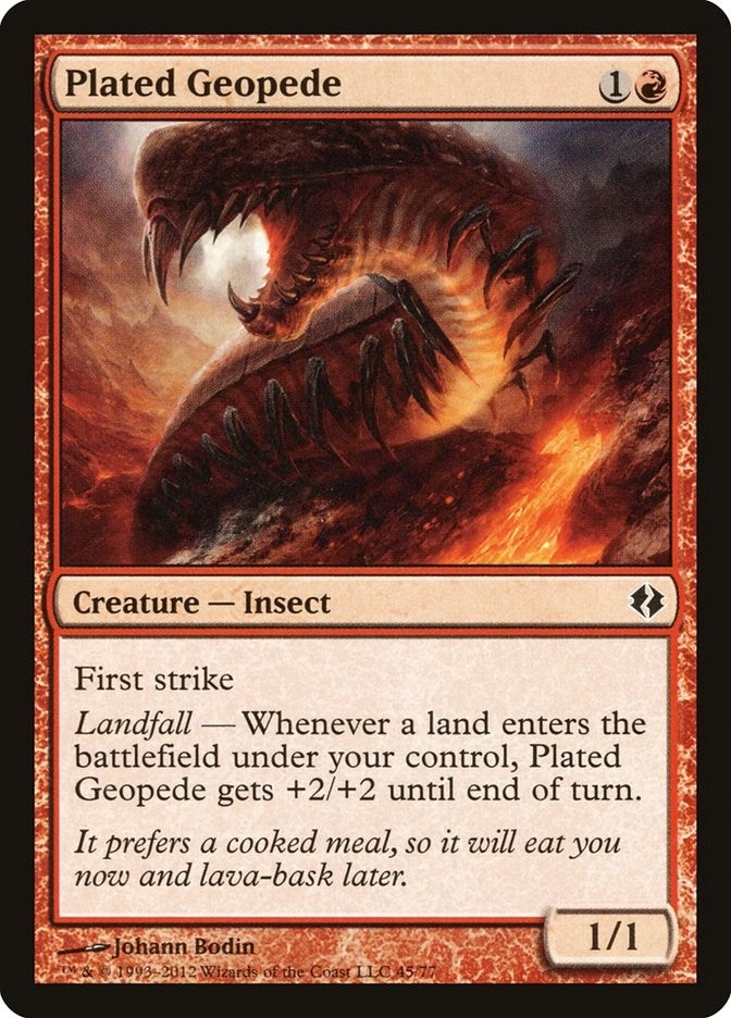 Image for Plated Geopede (45) [Venser vs. Koth] - Magic: The Gathering