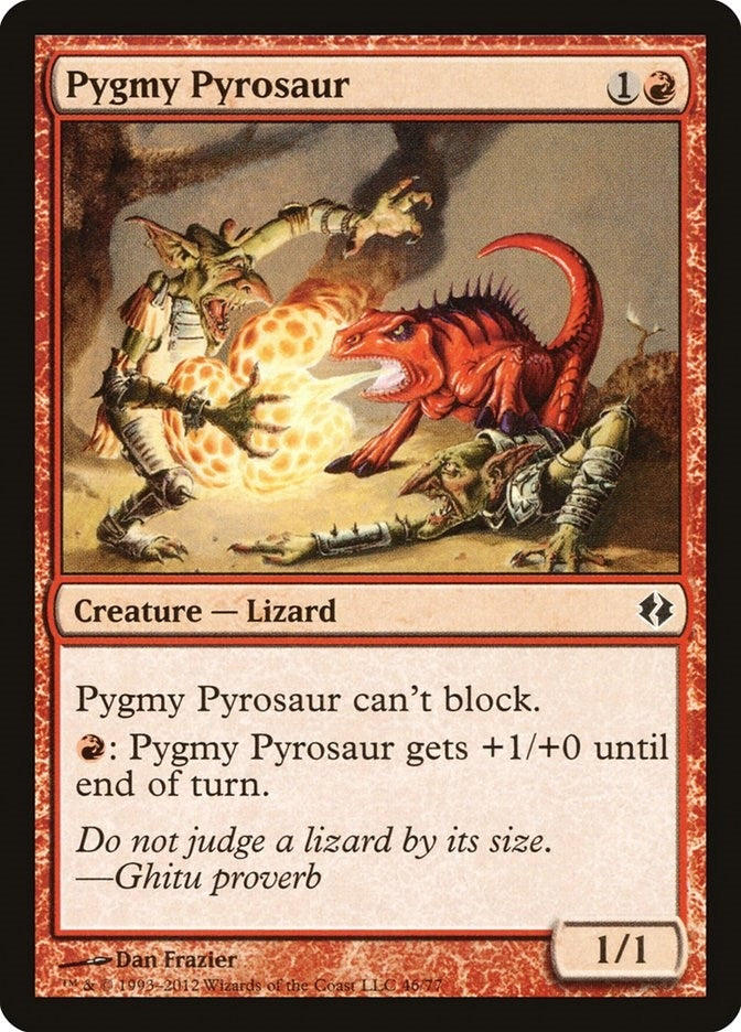 Image for Pygmy Pyrosaur (46) [Venser vs. Koth] - Magic: The Gathering