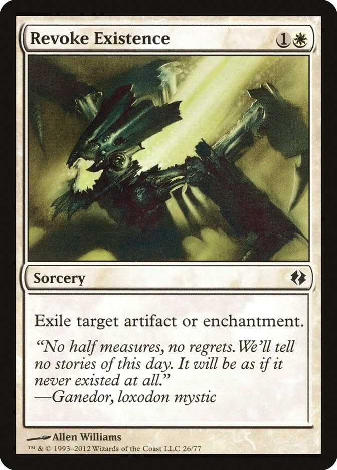 Image for Revoke Existence (26) [Venser vs. Koth] - Magic: The Gathering