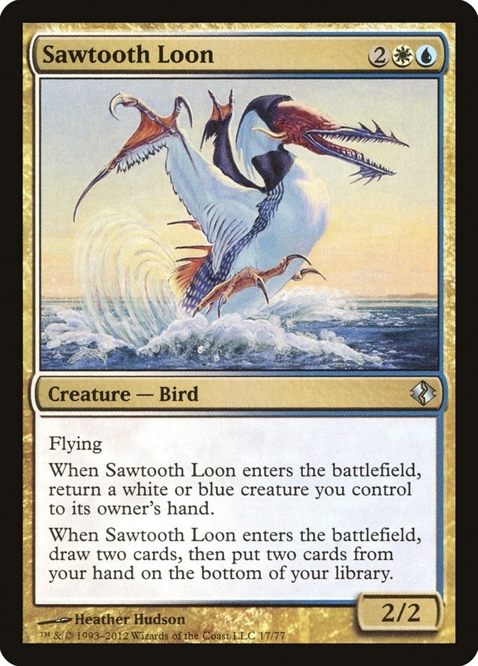 Image for Sawtooth Loon (17) [Venser vs. Koth] - Magic: The Gathering