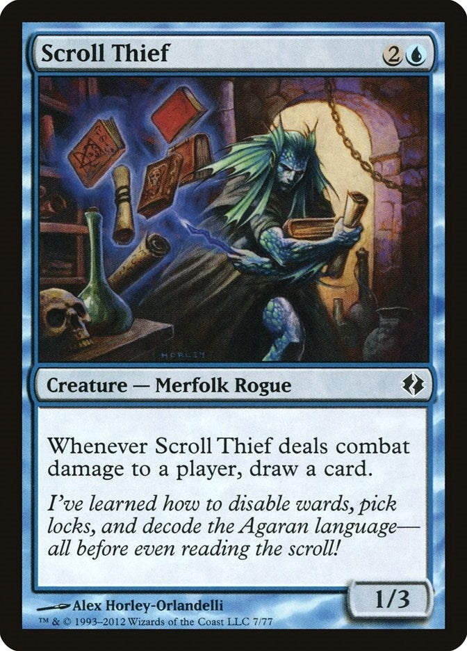 Image for Scroll Thief (7) [Venser vs. Koth] - Magic: The Gathering