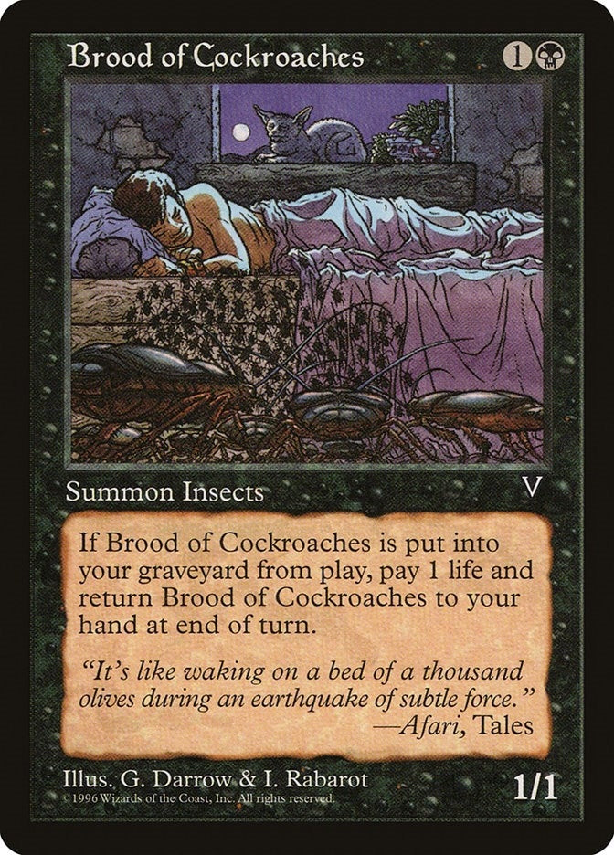 Image for Brood of Cockroaches [Visions] - Magic: The Gathering