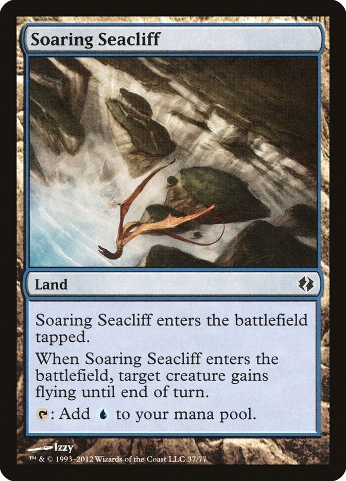 Image for Soaring Seacliff (37) [Venser vs. Koth] - Magic: The Gathering