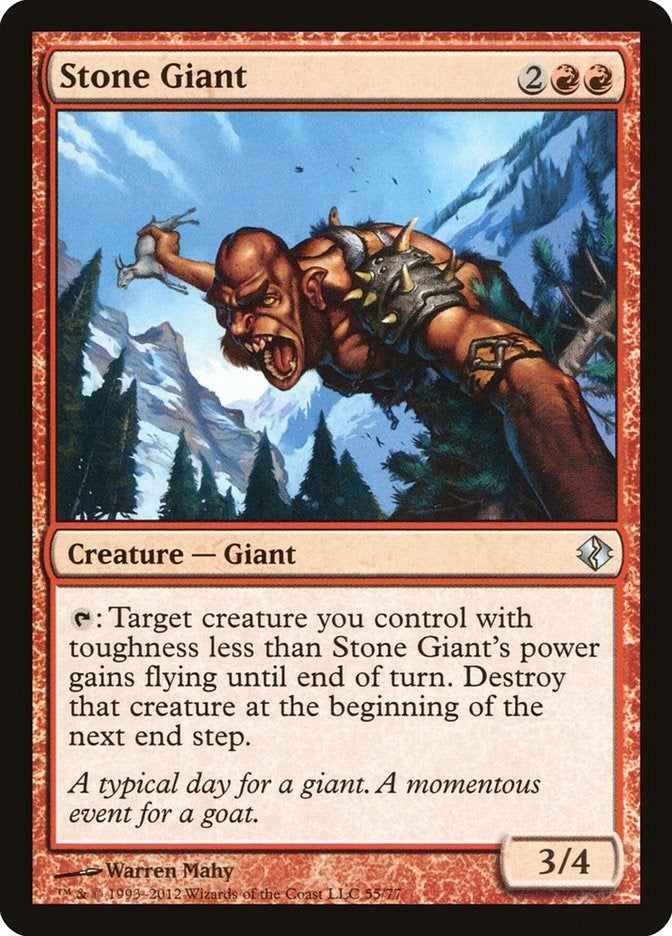 Image for Stone Giant (55) [Venser vs. Koth] - Magic: The Gathering