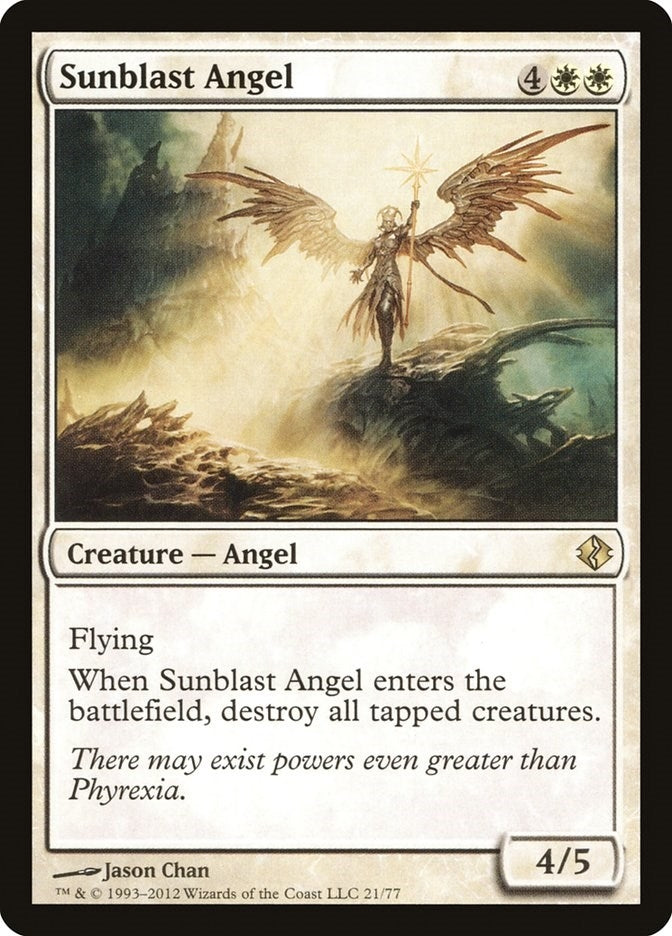 Image for Sunblast Angel (21) [Venser vs. Koth] - Magic: The Gathering