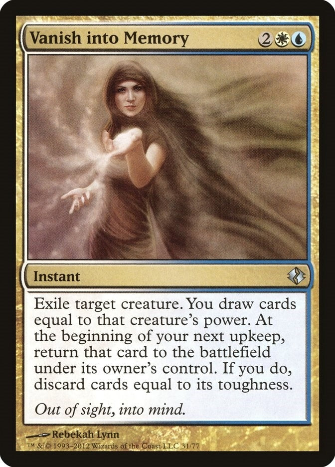 Image for Vanish into Memory (31) [Venser vs. Koth] - Magic: The Gathering