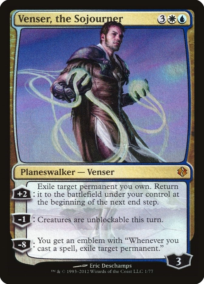 Image for Venser, the Sojourner (1) [Venser vs. Koth] - Magic: The Gathering