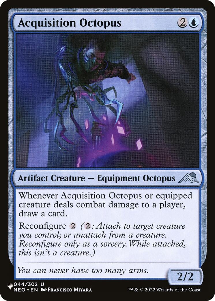 Image for Acquisition Octopus (044/302) [The List Reprints] - Magic: The Gathering