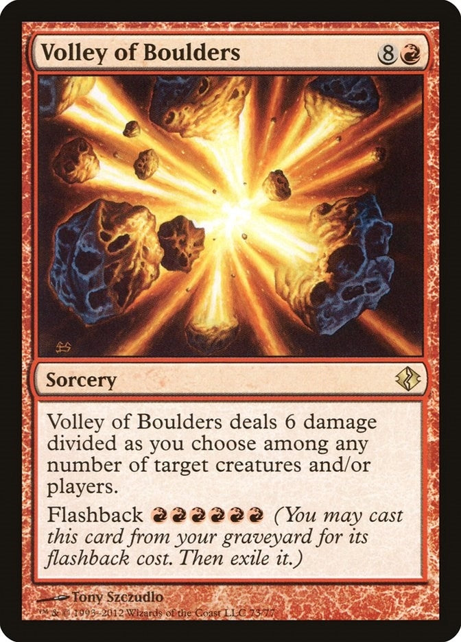 Image for Volley of Boulders (73) [Venser vs. Koth] - Magic: The Gathering