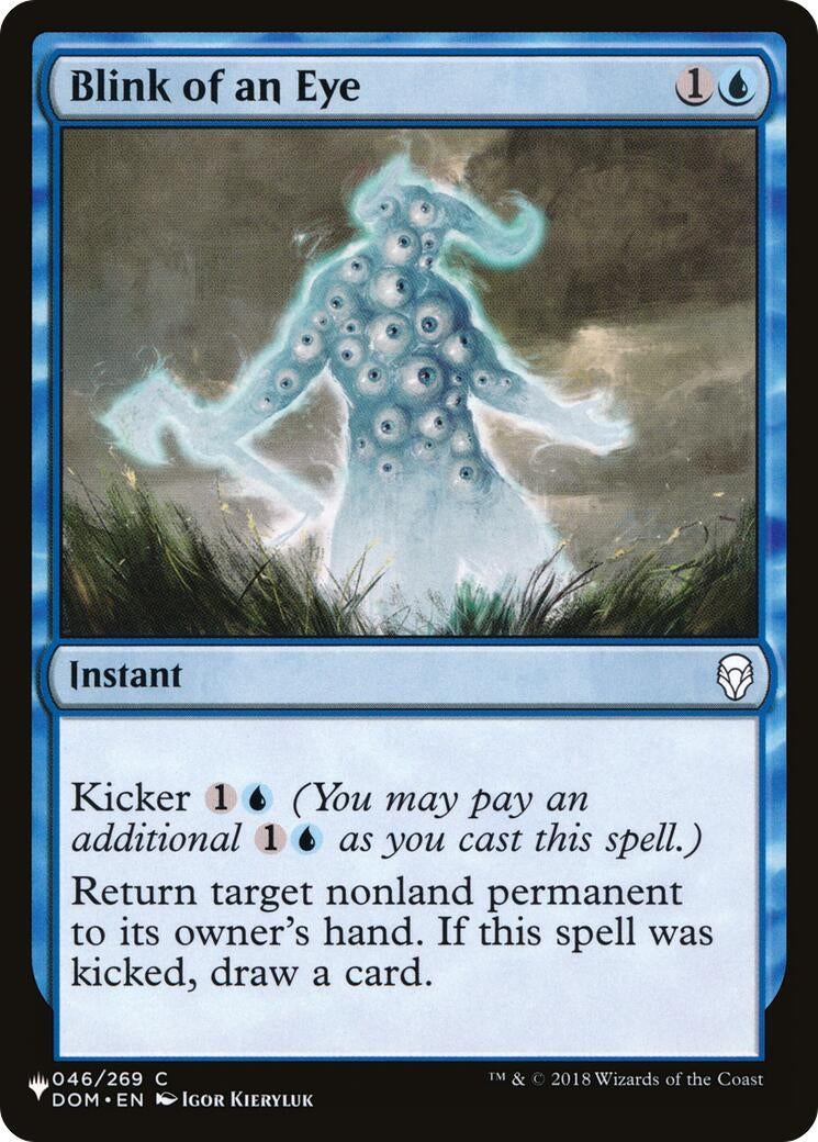 Image for Blink of an Eye (046/269) [The List Reprints] - Magic: The Gathering