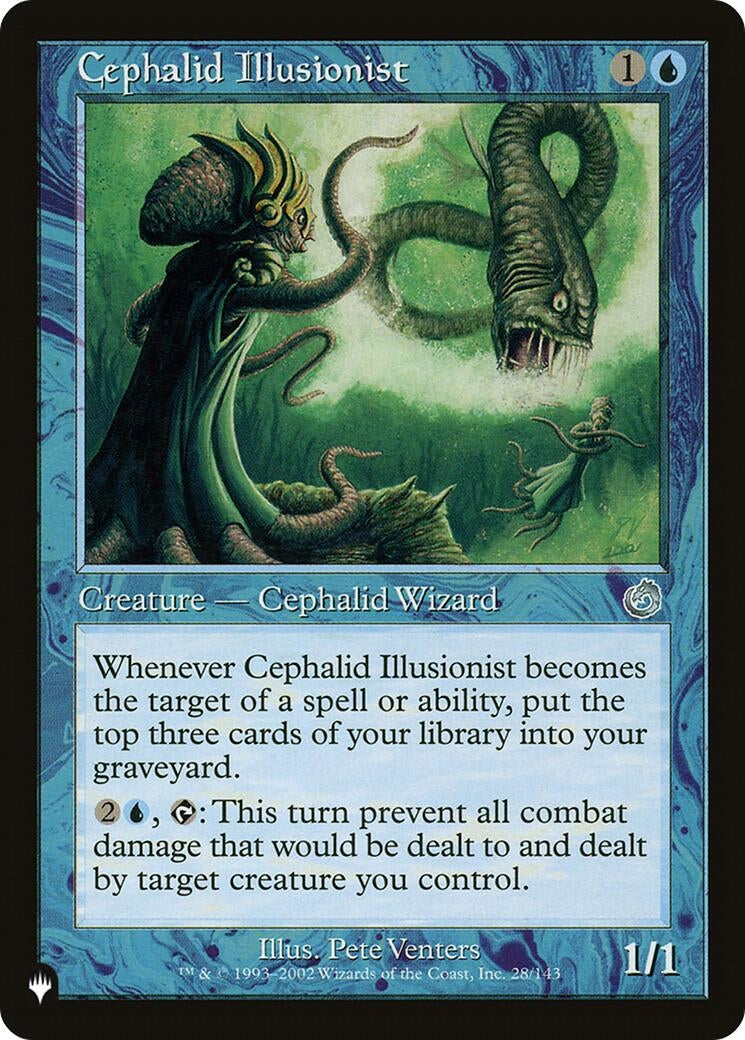 Image for Cephalid Illusionist (28/143) [The List Reprints] - Magic: The Gathering
