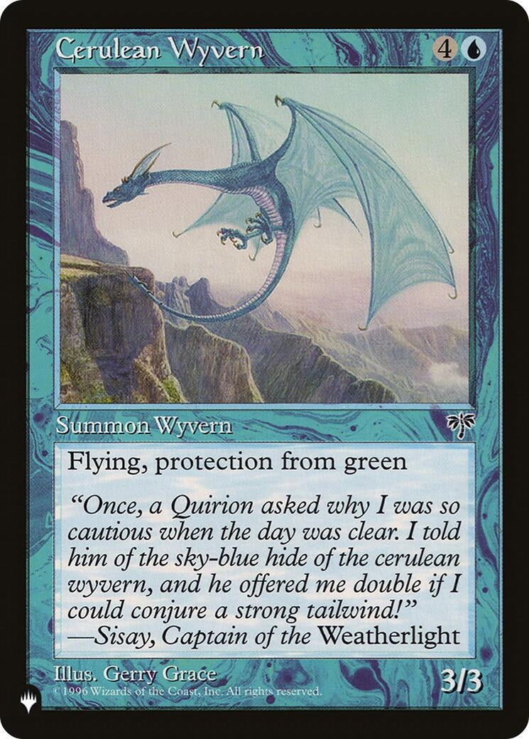 Image for Cerulean Wyvern [The List Reprints] - Magic: The Gathering