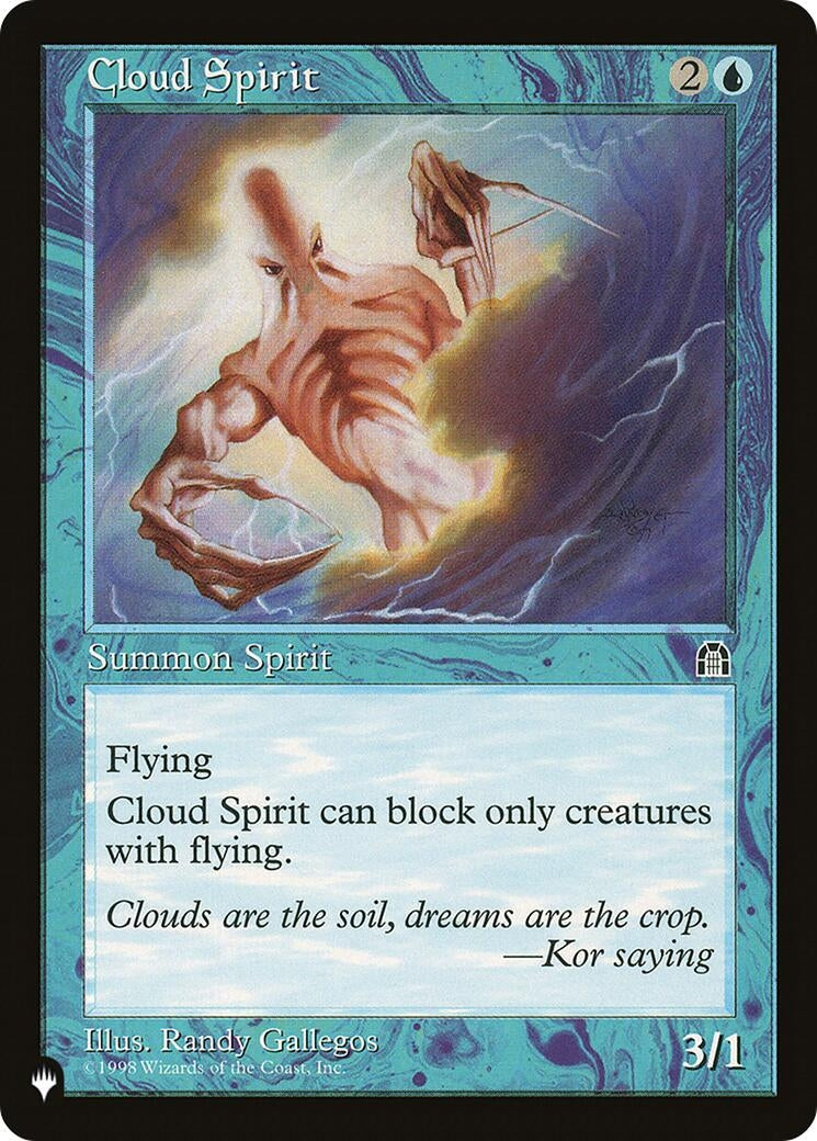 Image for Cloud Spirit [The List Reprints] - Magic: The Gathering