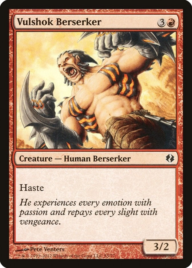 Image for Vulshok Berserker (53) [Venser vs. Koth] - Magic: The Gathering