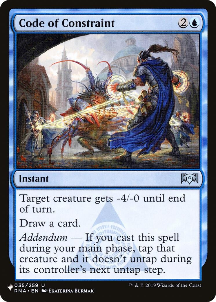Image for Code of Constraint (035/259) [The List Reprints] - Magic: The Gathering