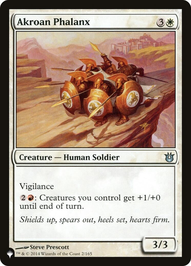 Image for Akroan Phalanx (2/165) [The List Reprints] - Magic: The Gathering