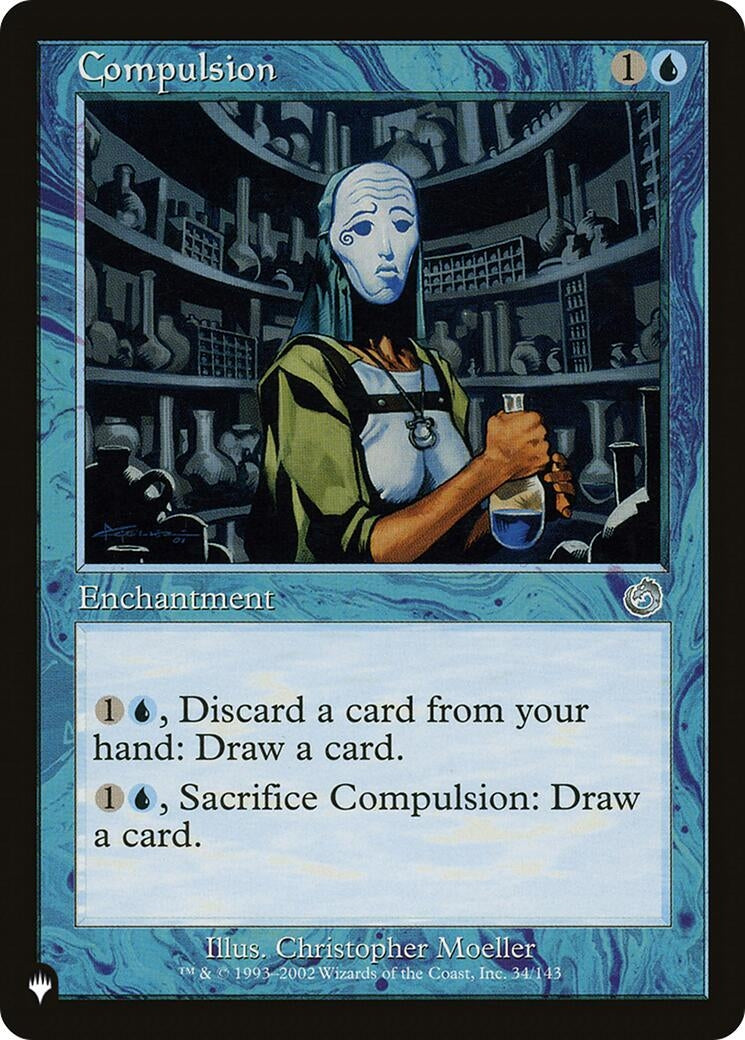Image for Compulsion (34/143) [The List Reprints] - Magic: The Gathering