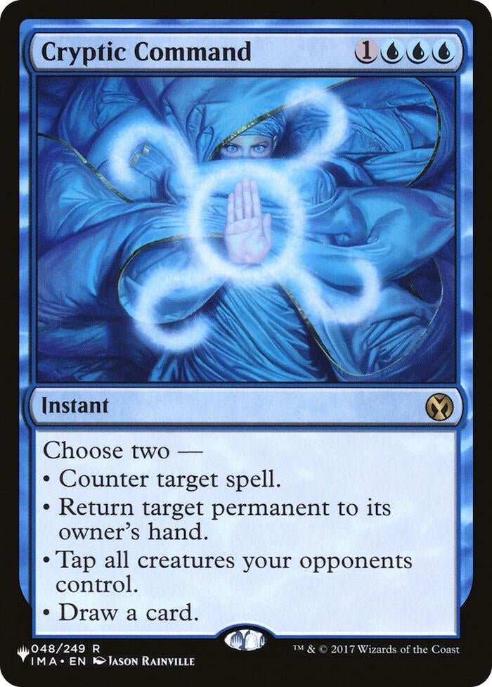 Image for Cryptic Command (IMA) (048/249) [The List Reprints] - Magic: The Gathering