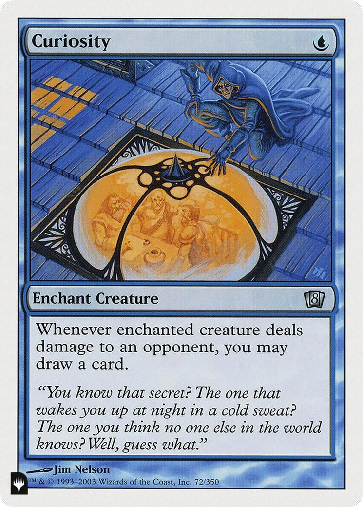 Image for Curiosity (8ED) (72/350) [The List Reprints] - Magic: The Gathering
