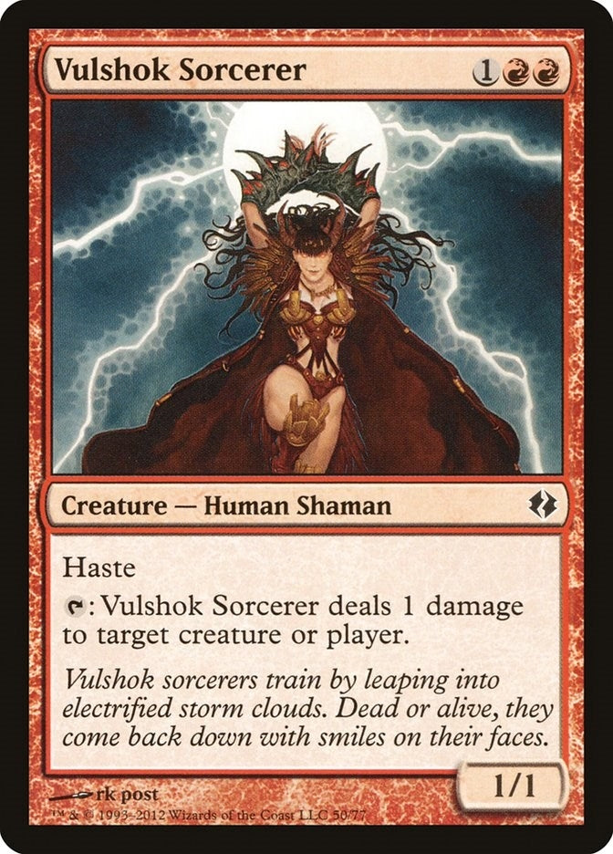 Image for Vulshok Sorcerer (50) [Venser vs. Koth] - Magic: The Gathering