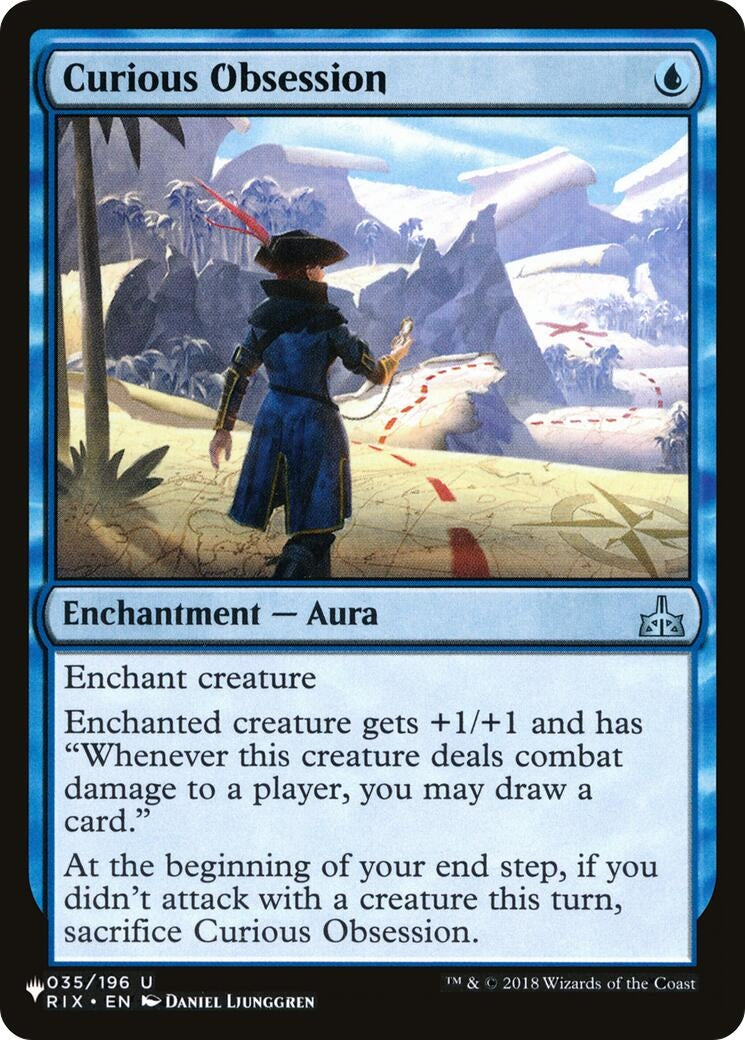 Image for Curious Obsession (035/196) [The List Reprints] - Magic: The Gathering