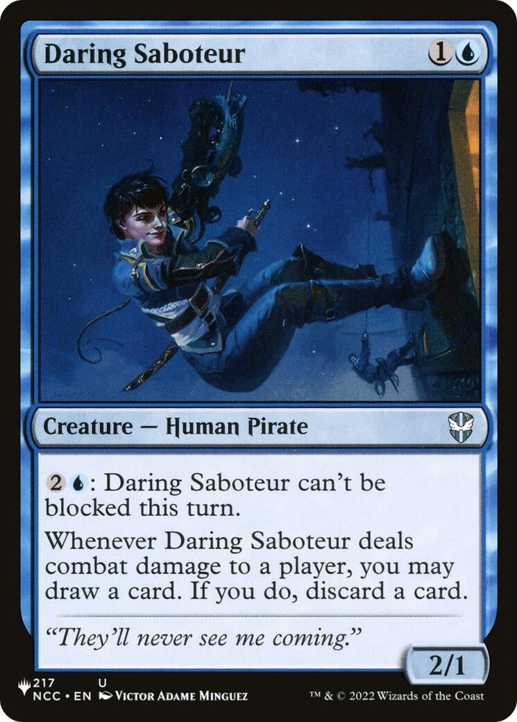 Image for Daring Saboteur (217/093) [The List Reprints] - Magic: The Gathering