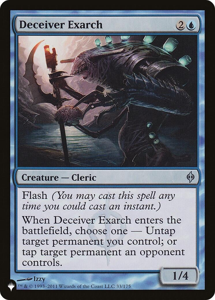 Image for Deceiver Exarch (33/175) [The List Reprints] - Magic: The Gathering