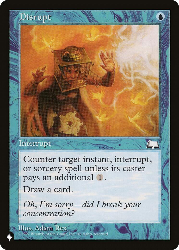 Image for Disrupt [The List Reprints] - Magic: The Gathering