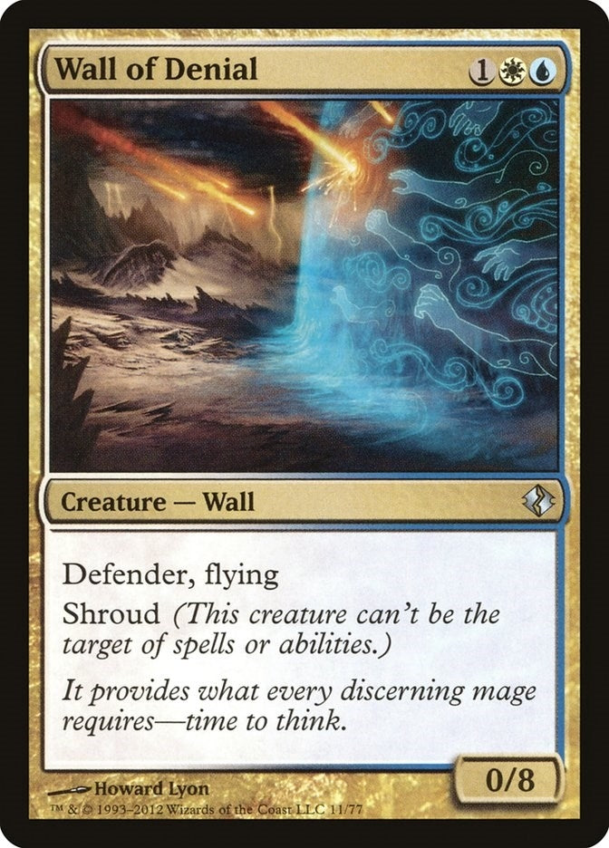 Image for Wall of Denial (11) [Venser vs. Koth] - Magic: The Gathering