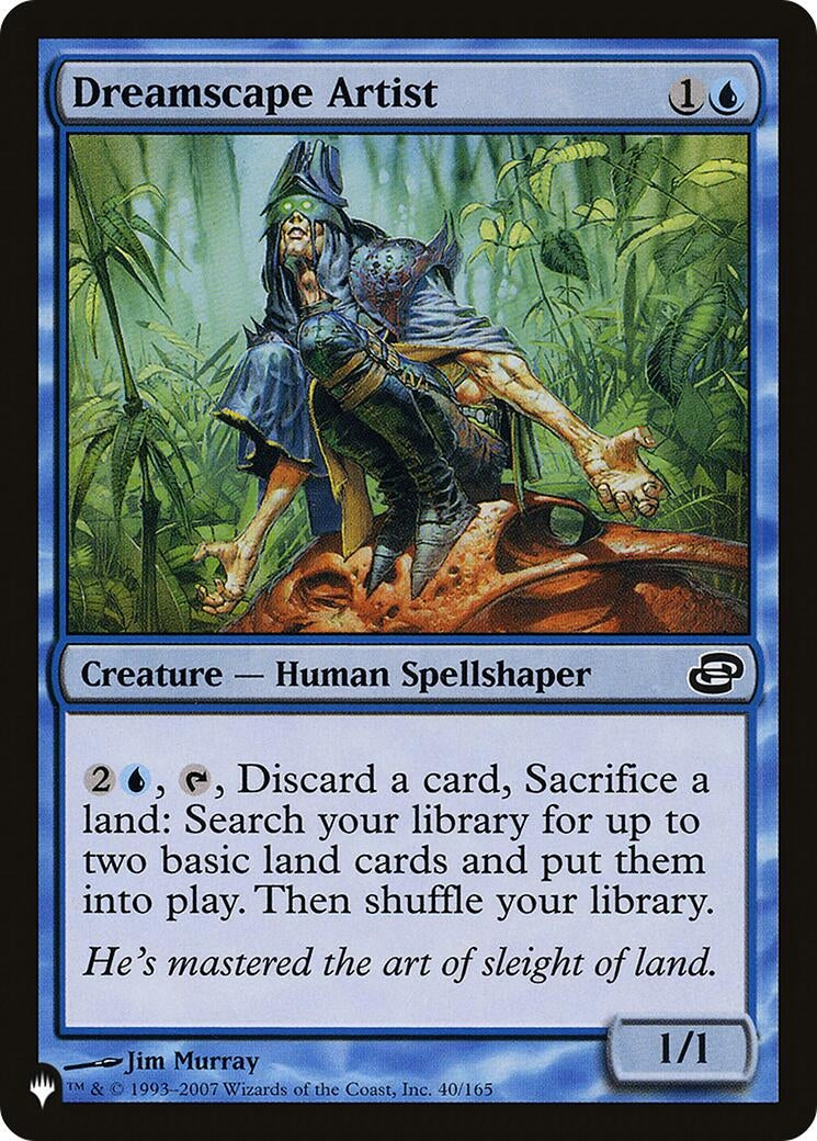 Image for Dreamscape Artist (40/165) [The List Reprints] - Magic: The Gathering