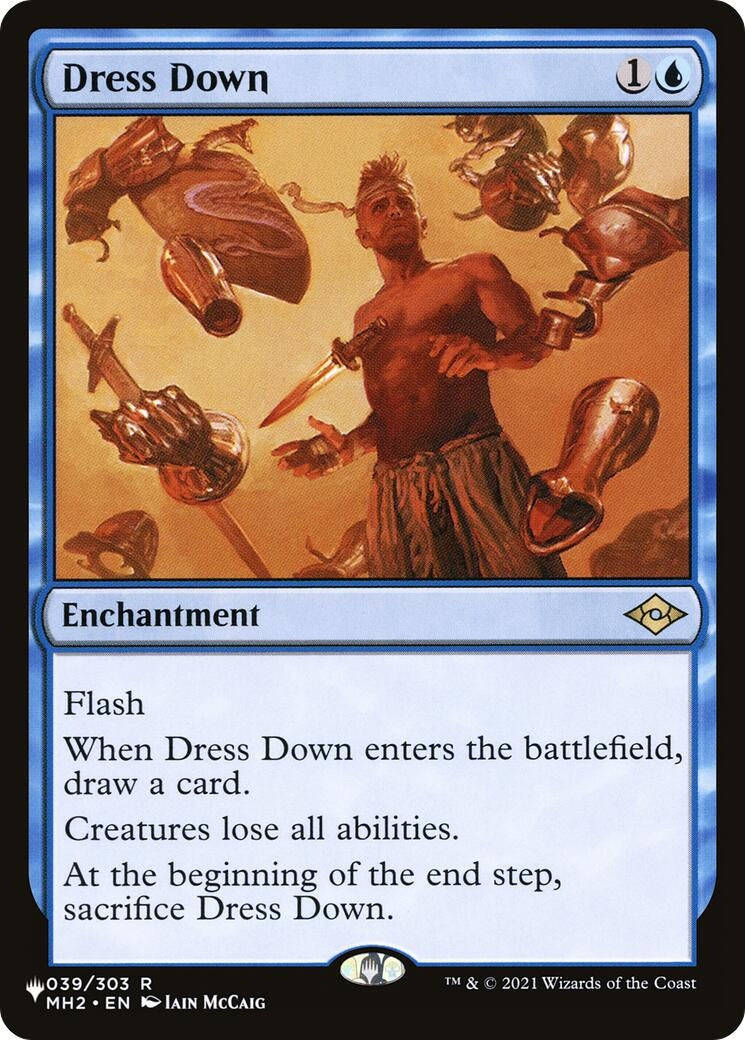 Image for Dress Down (039/303) [The List Reprints] - Magic: The Gathering