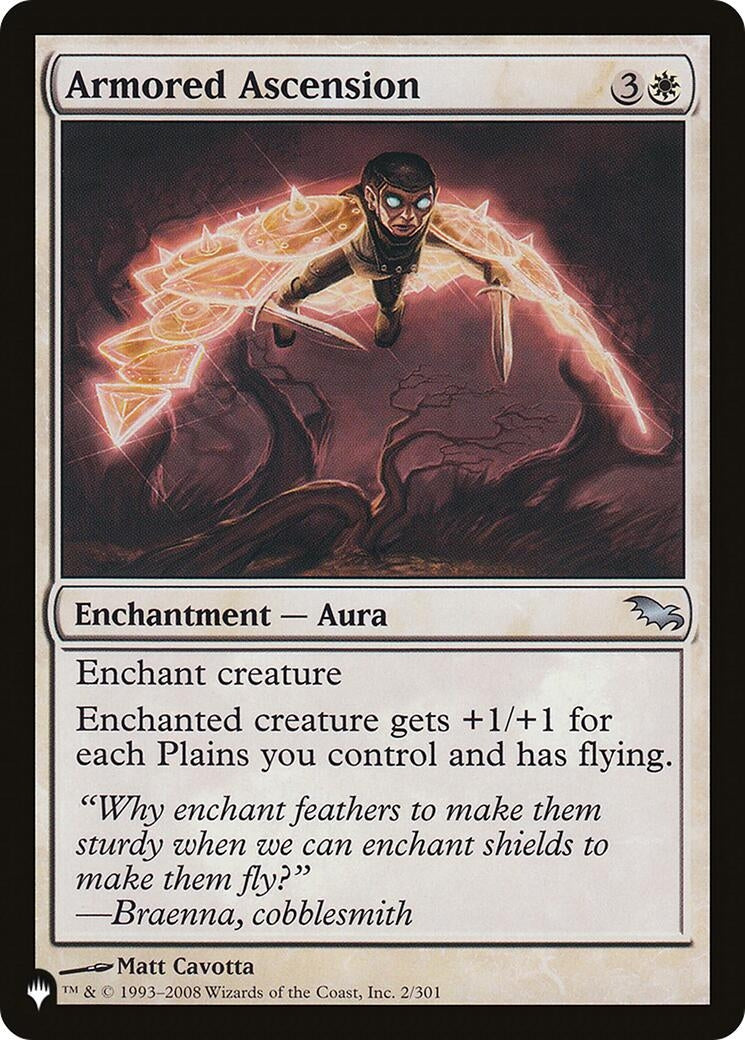 Image for Armored Ascension (2/301) [The List Reprints] - Magic: The Gathering