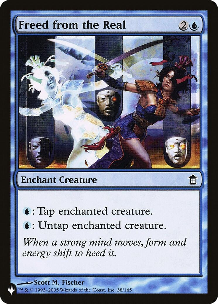 Image for Freed from the Real (38/165) [The List Reprints] - Magic: The Gathering