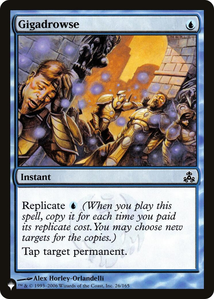 Image for Gigadrowse (26/165) [The List Reprints] - Magic: The Gathering