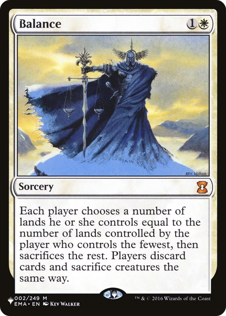 Image for Balance (002/249) [The List Reprints] - Magic: The Gathering