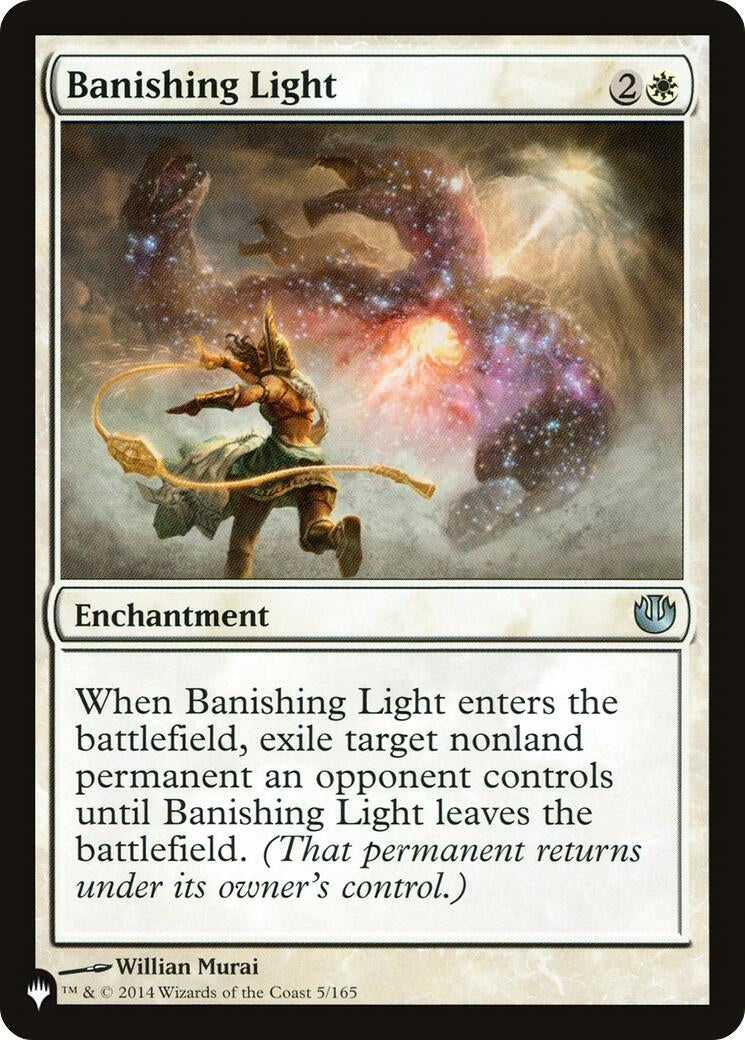 Image for Banishing Light (5/165) [The List Reprints] - Magic: The Gathering