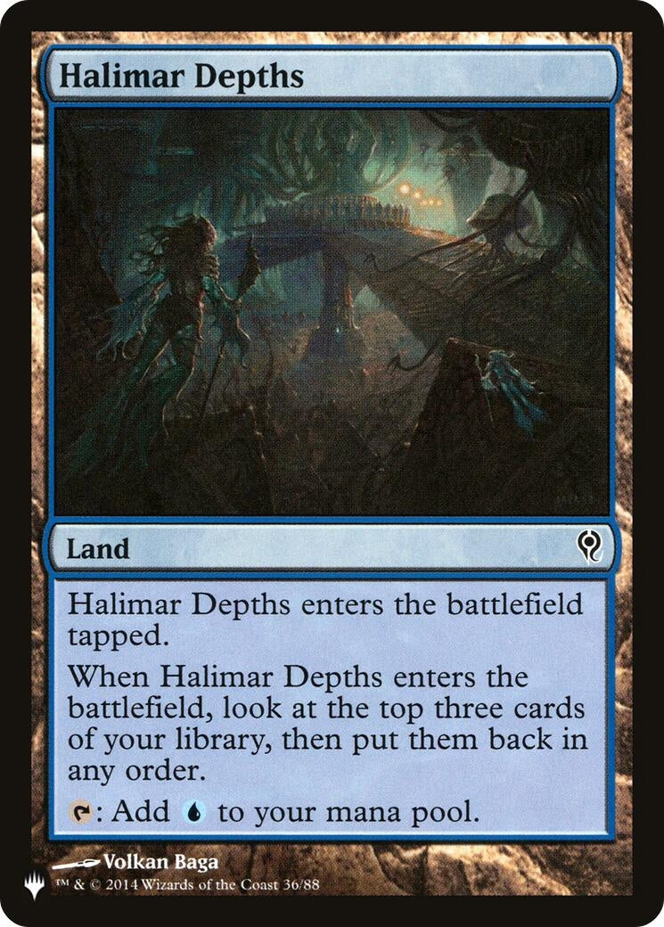 Image for Halimar Depths (36/88) [The List Reprints] - Magic: The Gathering